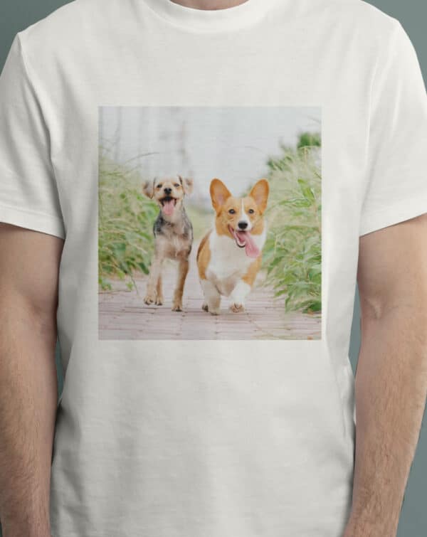 Tee shirt personnalisé avec photo de votre animal