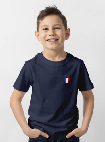 Tee shirt enfant coeur français