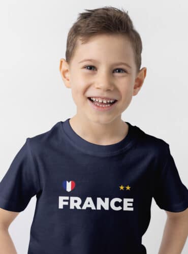 Tshirt enfant supporter de la France