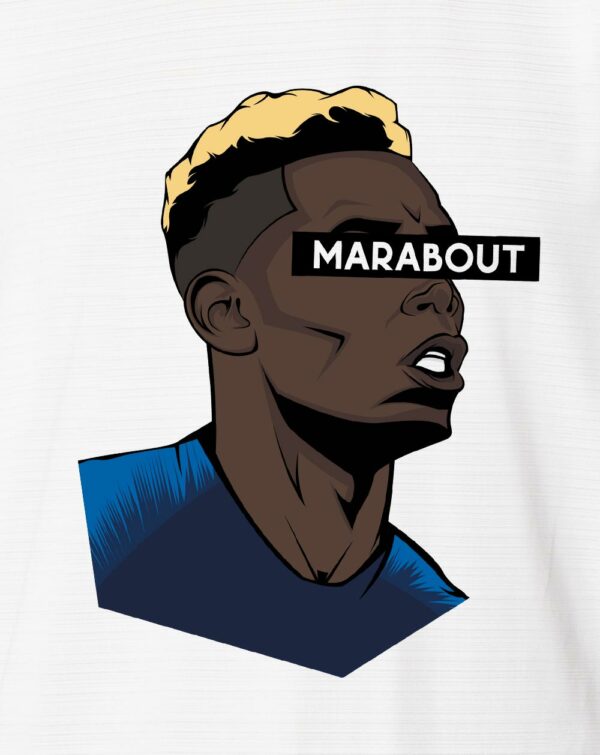 Zoom sur le tshirt "Marabout"
